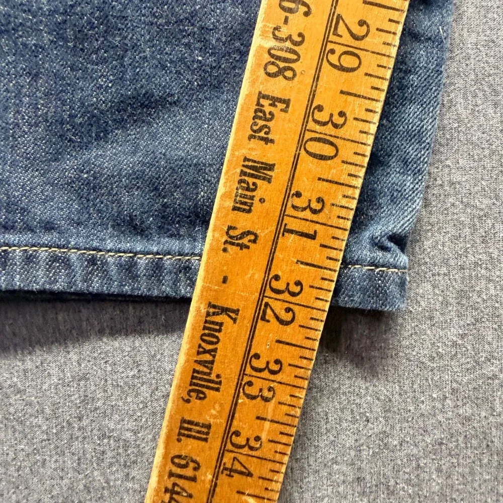 Levis 569 Loose Straight Jeans Mens 36x34 Blue Denim Medium Wash 100% Cotton